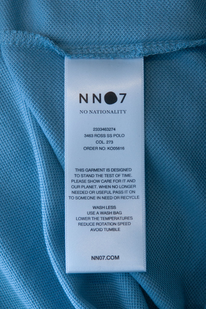 NN07 Blue Ross Short Sleeve Polo
