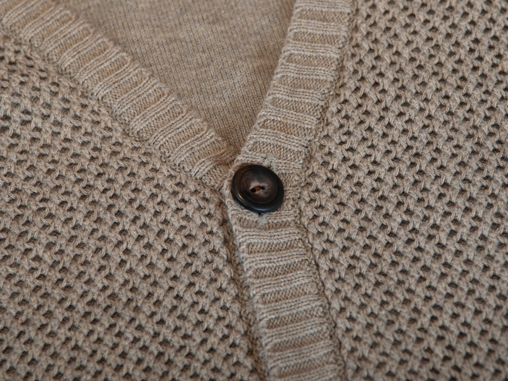 Robert Geller Brown Cotton Cardigan
