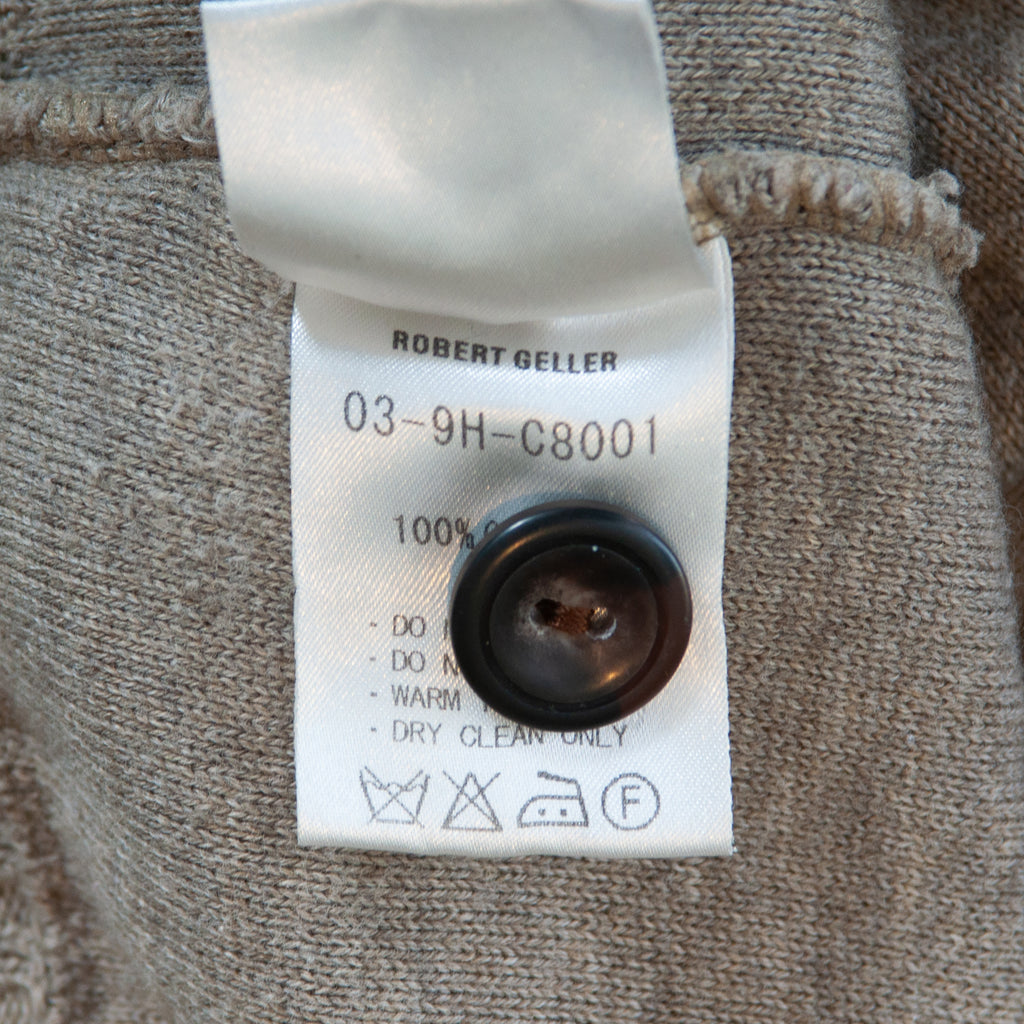 Robert Geller Brown Cotton Cardigan