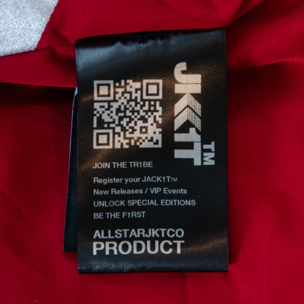 Jack1t Red and Black Sheep Leather Motorcycle Jacket