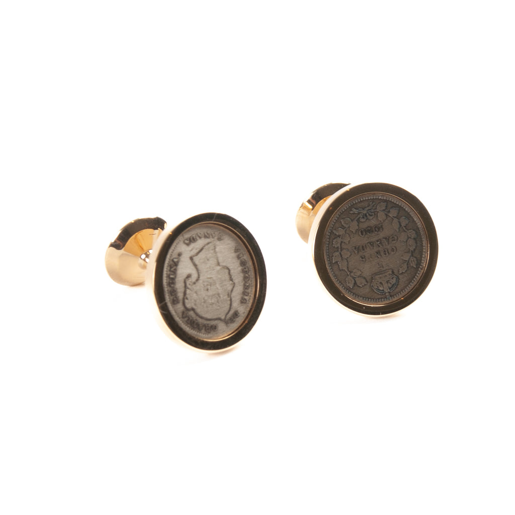 Holt Renfrew Canadian Nickel Cufflinks