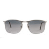 Persol Gunmetal Pilot Frame Polarized Sunglasses
