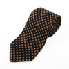 Stefano Ricci Yellow on Black Geometric Tie