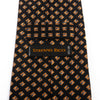 Stefano Ricci Yellow on Black Geometric Tie