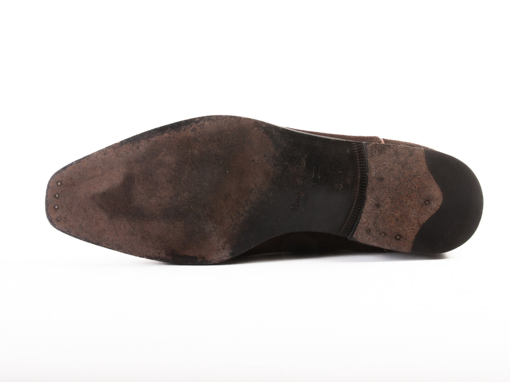 Paul Smith Brown Suede Chelsea Boots