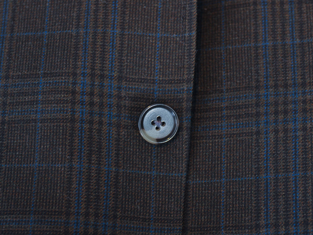 Samuelsohn Dark Green Check Austin Blazer