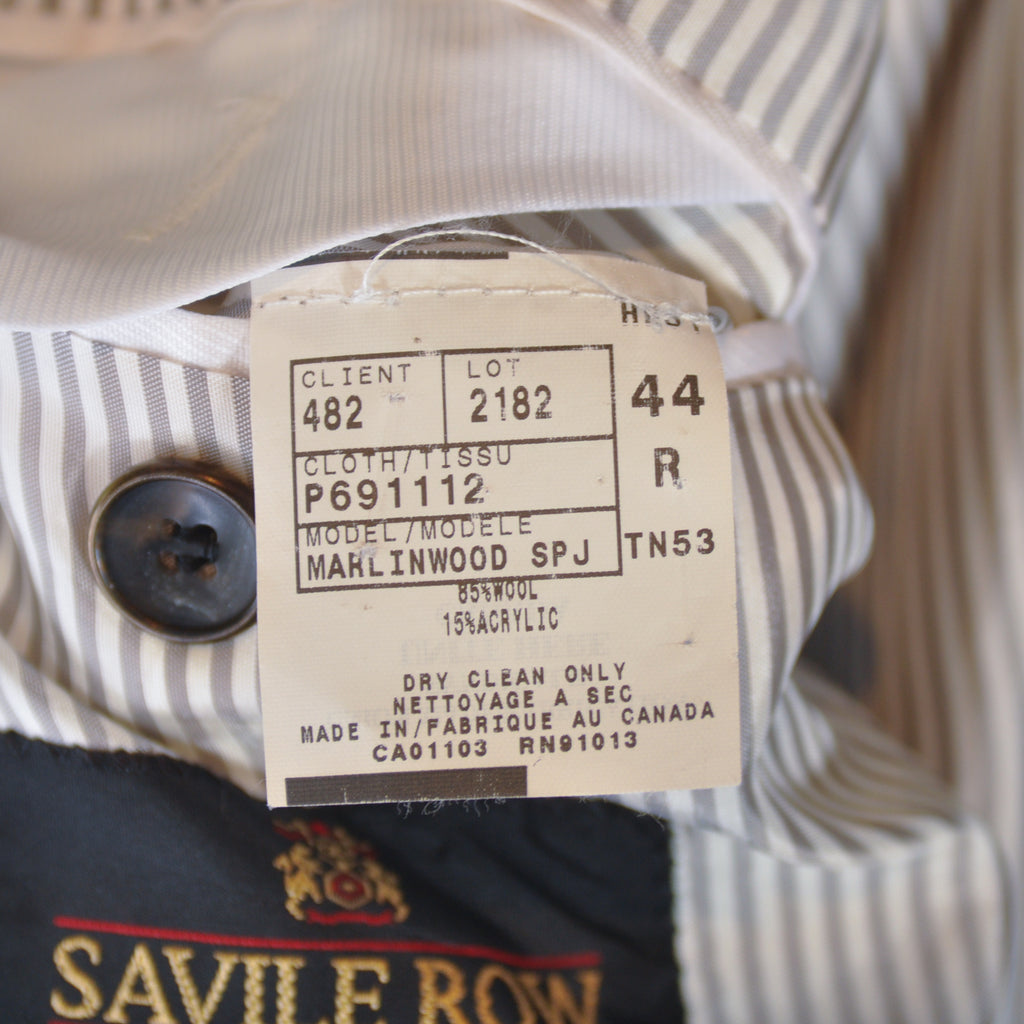 Saville Row Gold Jack Victor Black Twill Marlinwood Blazer