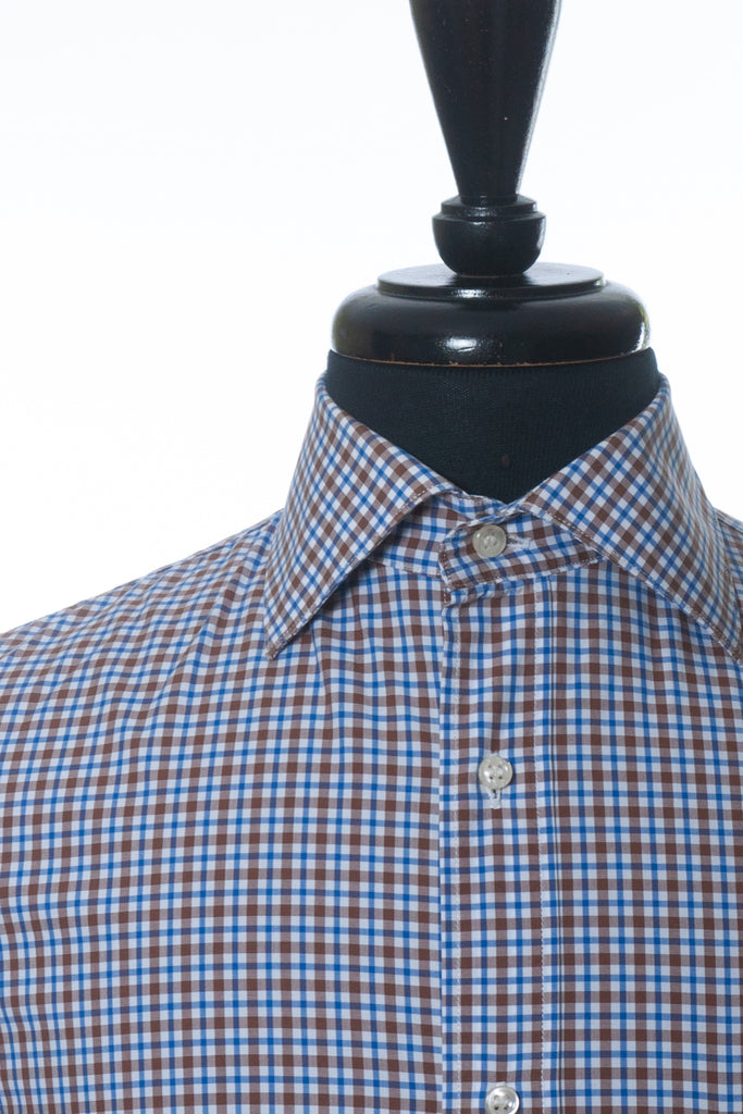 Paul & Shark Brown Check Shirt