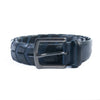 Diesel Black Gold Black and Blue Braided Belt