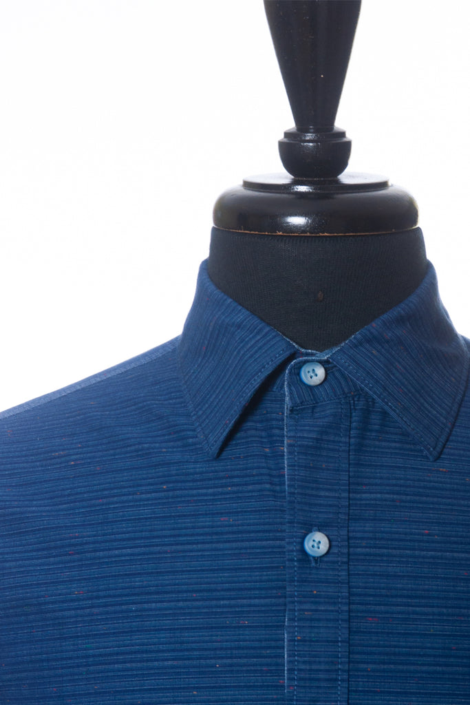 Robert Graham Blue Fleck Chambray Classic Fit Shirt