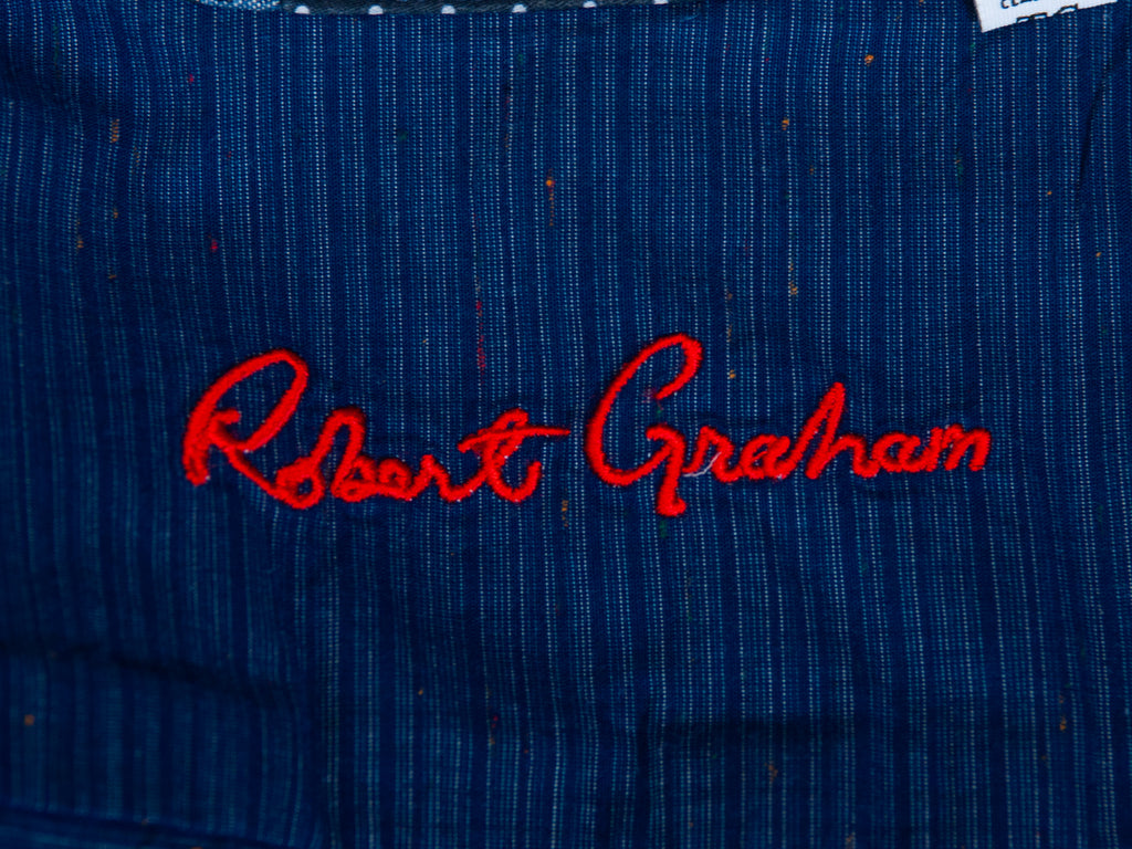 Robert Graham Blue Fleck Chambray Classic Fit Shirt