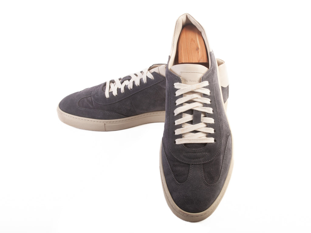 To Boot Handmade Gray Suede Sneakers