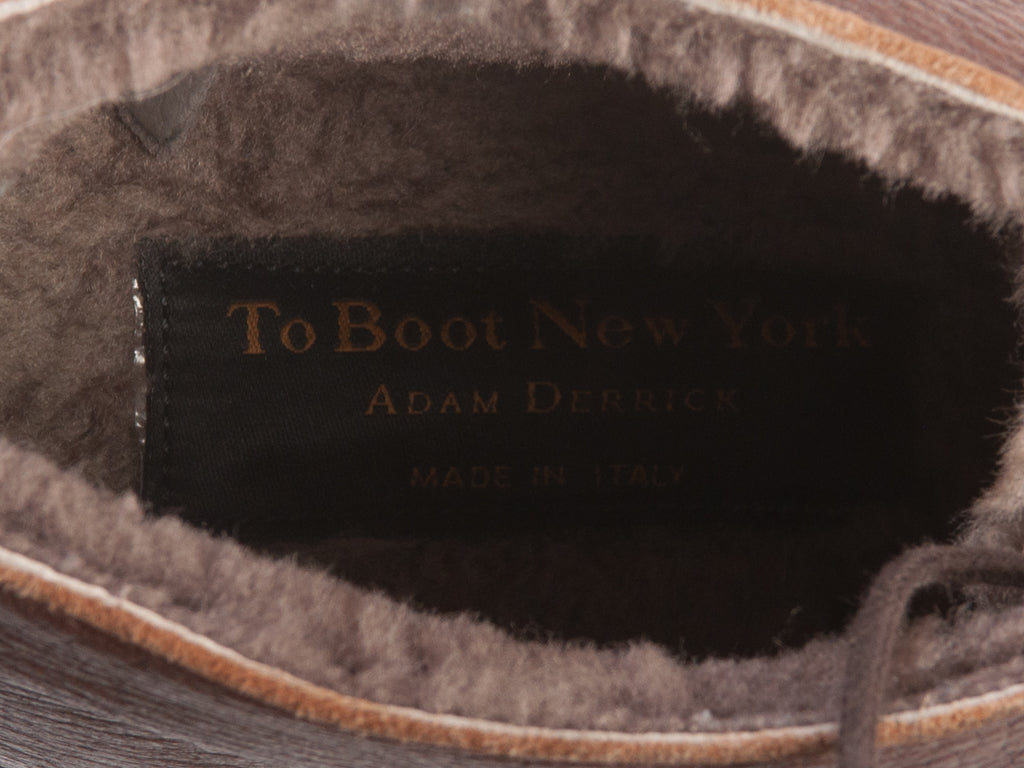 To Boot Brown Shearling Binns Boots