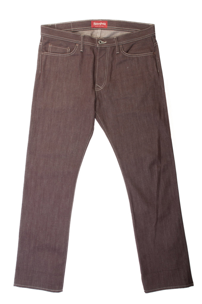 Stronghold Denim Brown Selvedge Jeans