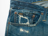 Polo Ralph Lauren Destroyed and Repaired Varick Slim Straight Jeans