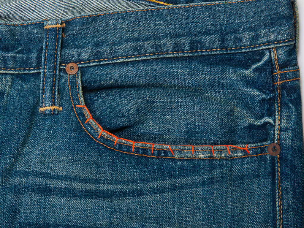 Polo Ralph Lauren Destroyed and Repaired Varick Slim Straight Jeans