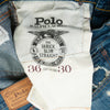 Polo Ralph Lauren Destroyed and Repaired Varick Slim Straight Jeans