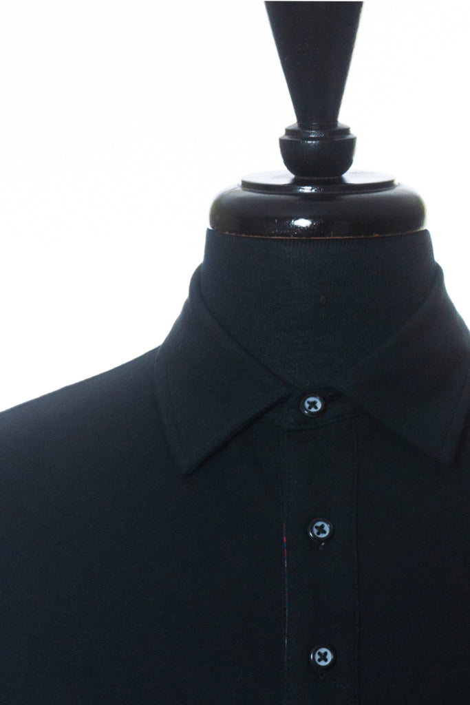 Robert Graham Black Polo Shirt