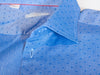 Eton Dotted Blue Contemporary Fit Dress Shirt