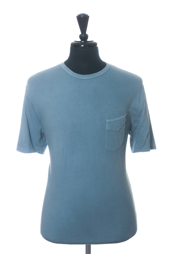Officine Generale Light Blue Pocket T-Shirt