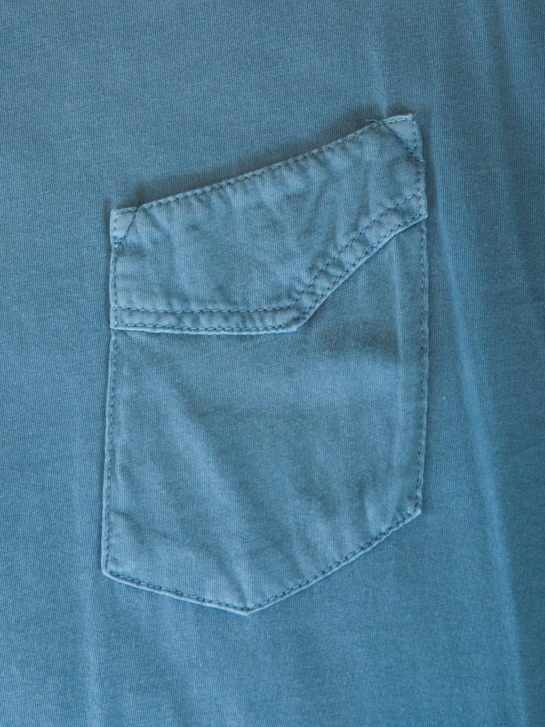 Officine Generale Light Blue Pocket T-Shirt