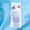 Ted Baker Teal Blue Linen Blend Linneo Shirt