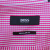 Hugo Boss Fuschia Check Regular Fit Enzo Shirt