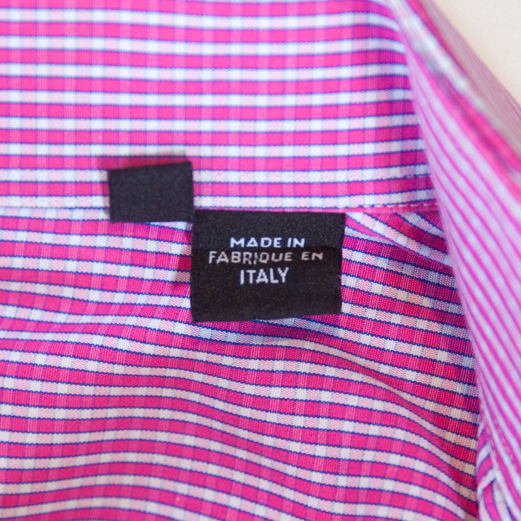Hugo Boss Fuschia Check Regular Fit Enzo Shirt