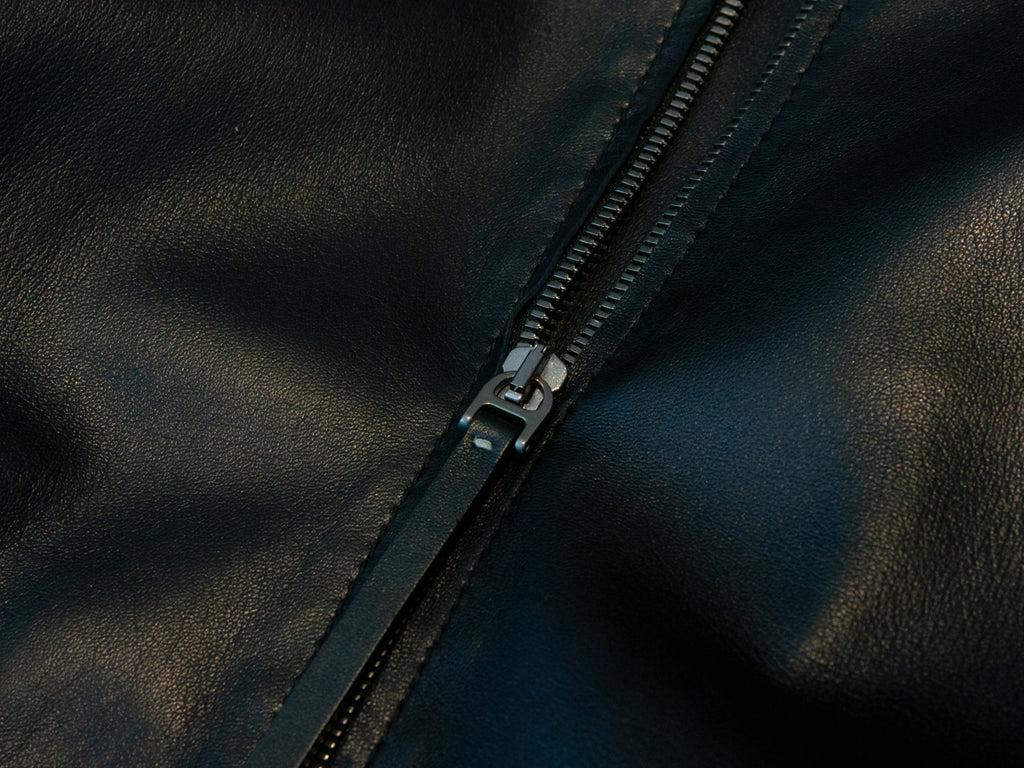 Dolce & Gabbana Black Lamb Leather Jacket