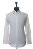 Salvatore Ferragamo Gancini Embossed Stripe Dress Shirt