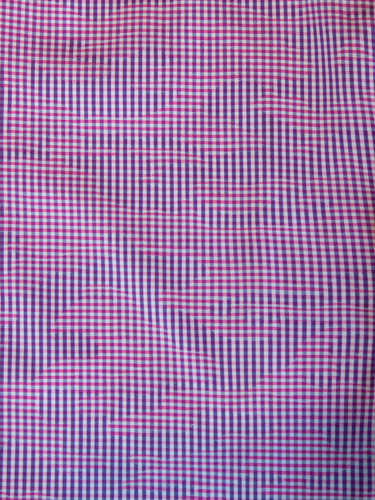 Robert Graham Pink Pattern Check Classic Fit Shirt
