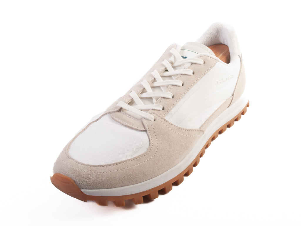Paul Smith Beige and White Sneakers