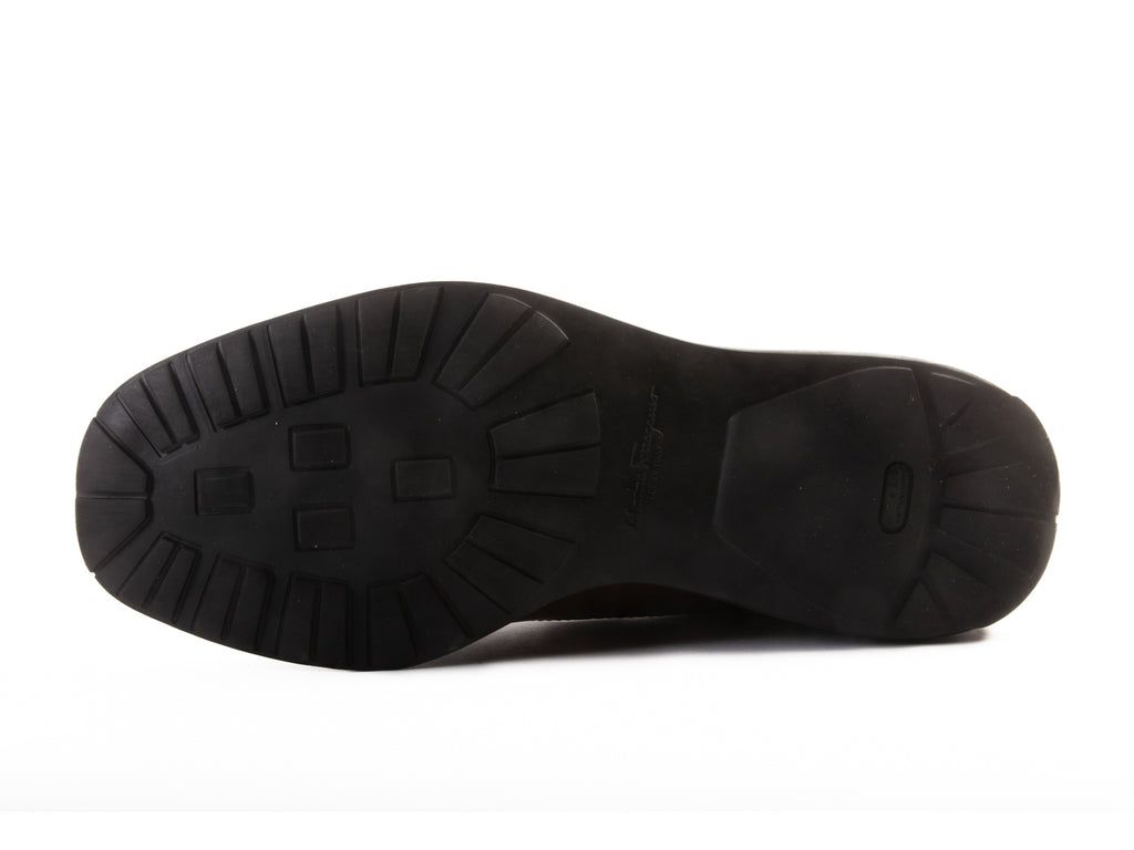 Salvatore Ferragamo Brown Leather Loafers