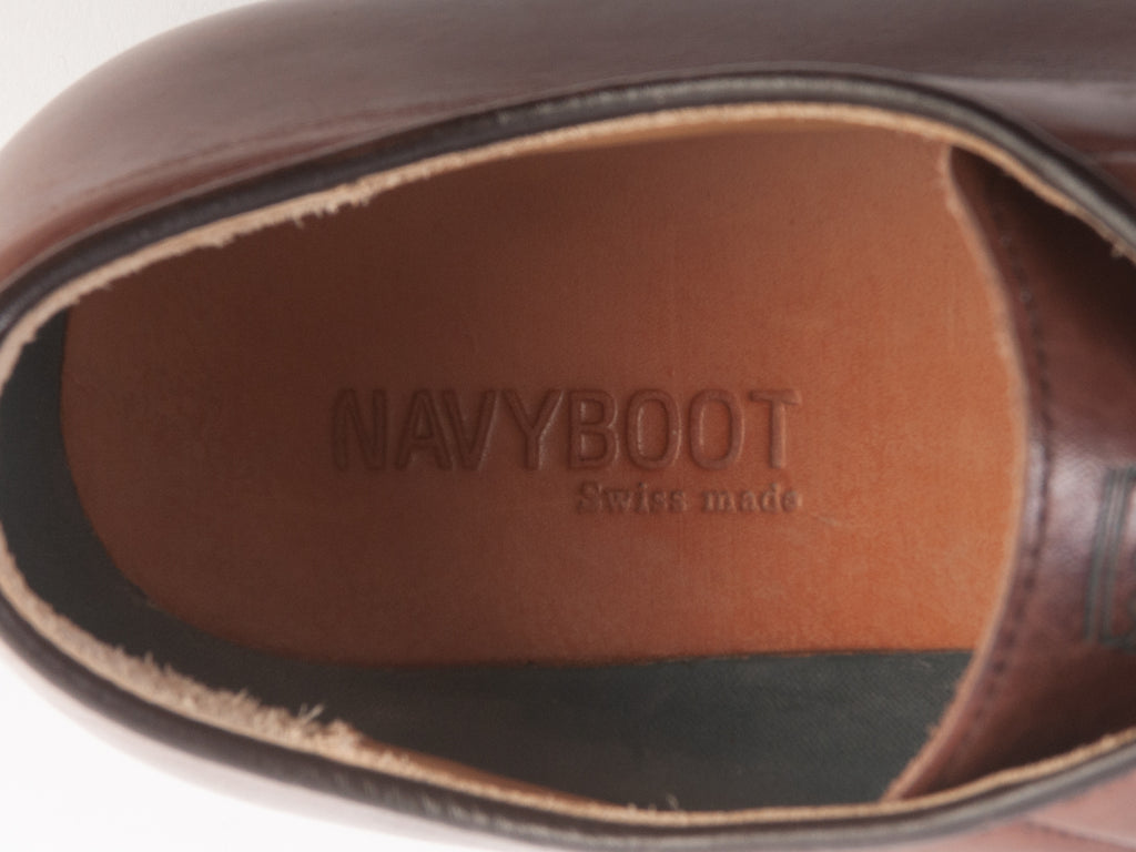 Navy Boot Brown Casual Shoes