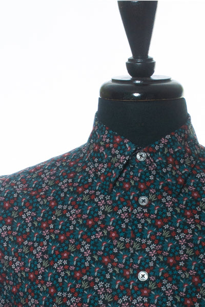 Paul Smith Floral Print Tailored Fit Shirt