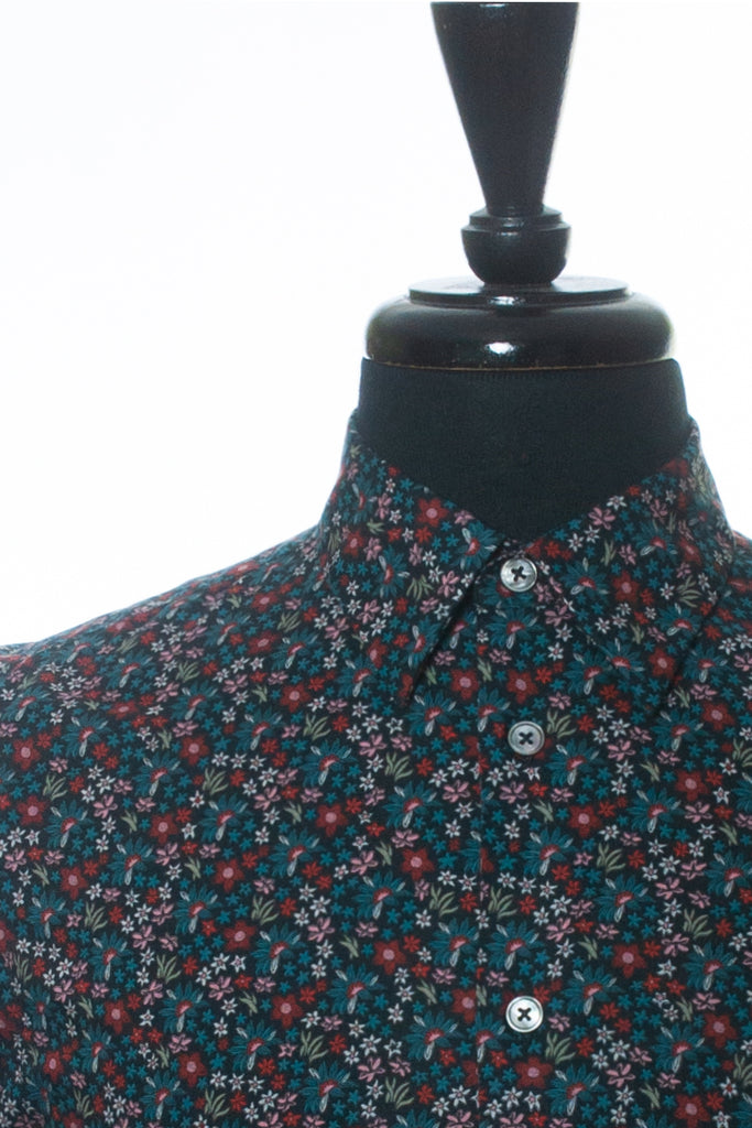 Paul Smith Floral Print Tailored Fit Shirt