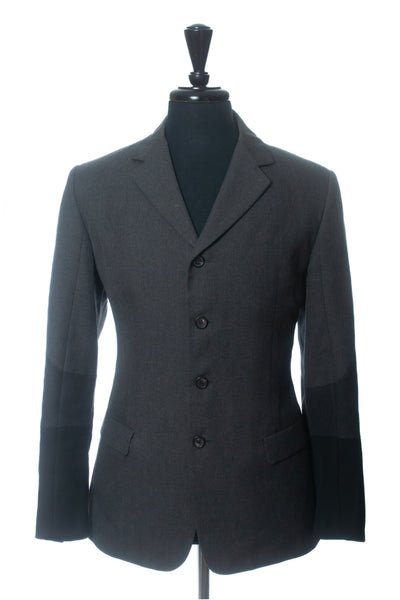 Prada Grey Colorblock Sleeve Coat