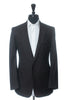 Prada Midnight Brown Microcheck Silk Wool Suit
