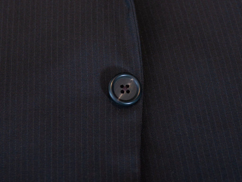 Prada Chocolate Brown Tonal Stripe Suit