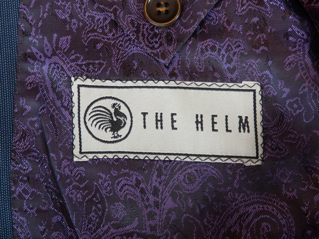 Coppley for the Helm Blue Drago Super 120s Wool Gibson Ace Suit