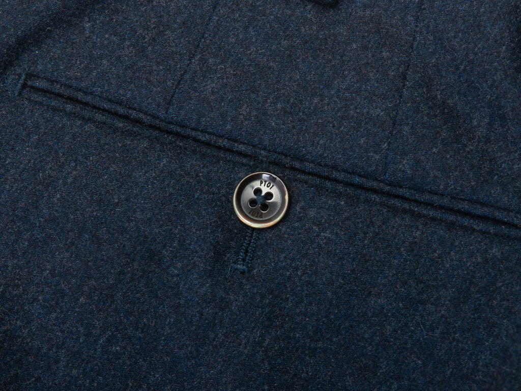 PT01 Dark Blue Slim Fit Stretch Pants