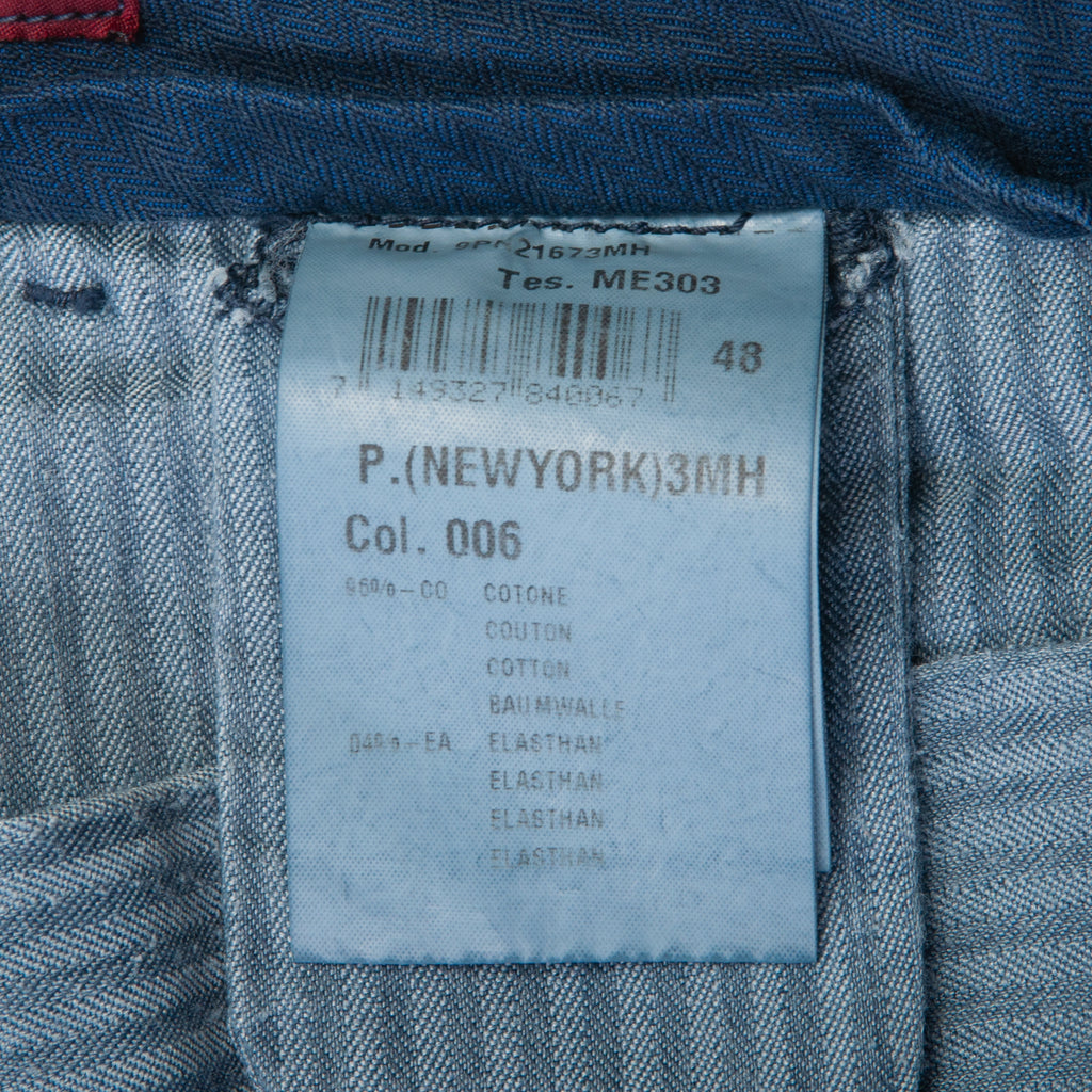 Mason’s Navy Blue Garment Dyed New York Chinos