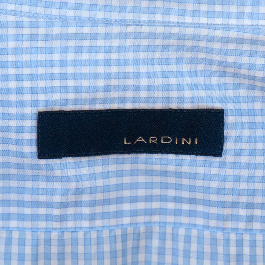 Lardini Light Blue Check Shirt