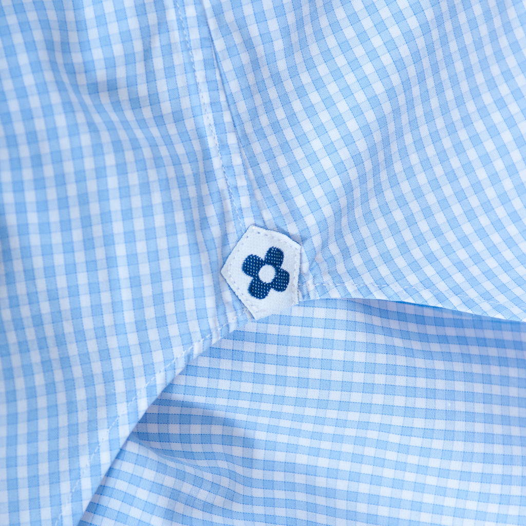 Lardini Light Blue Check Shirt