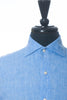 Mario Albini Blue Linen Dress Shirt