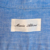 Mario Albini Blue Linen Dress Shirt