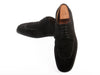 Salvatore Ferragamo Black Suede Derby Shoes