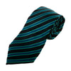 Pal Zileri Sartoriale Blue on Black Striped Tie