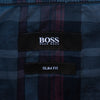 Hugo Boss Black on Grey Check Slim Fit Reid_F Shirt