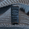 Phil Petter Grey Quarter Zip Mock Neck Merino Wool Sweater